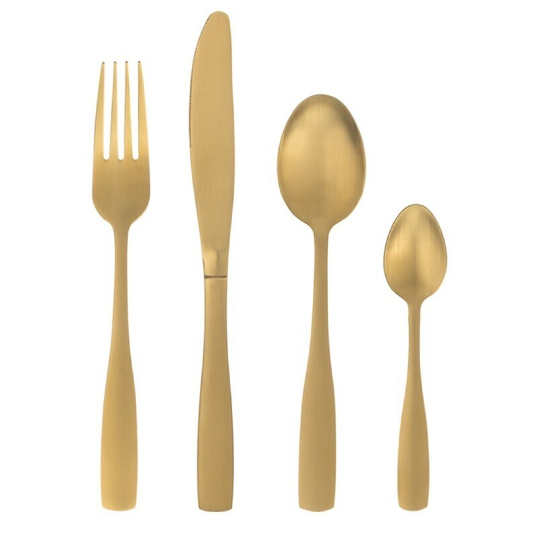 Cubertería Oro