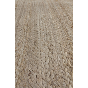 Rectangular jute rug
