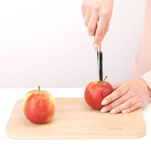 utensilio de cocina sacacorazones de manzanas