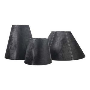Cowhide lampshade
