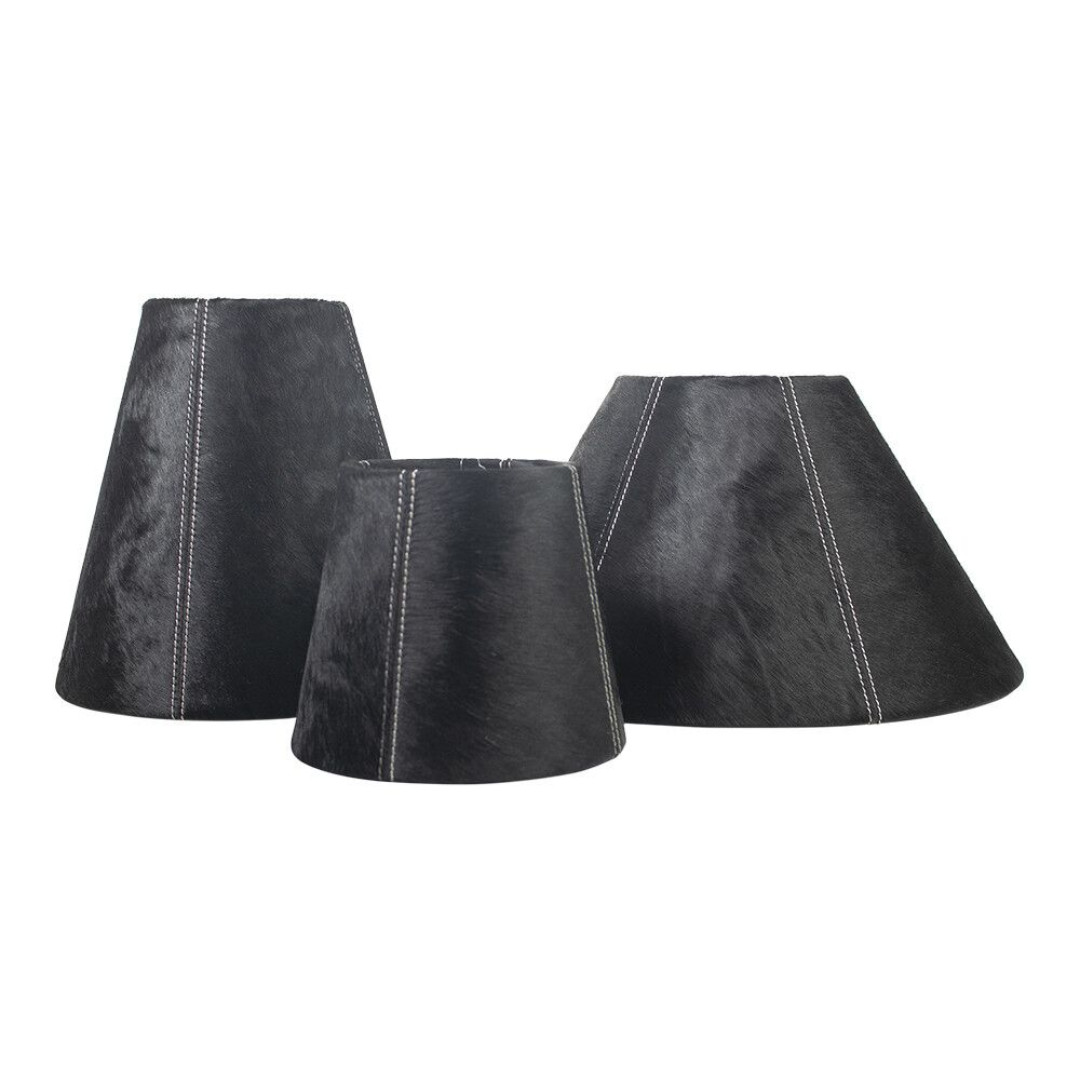 Cowhide lampshade