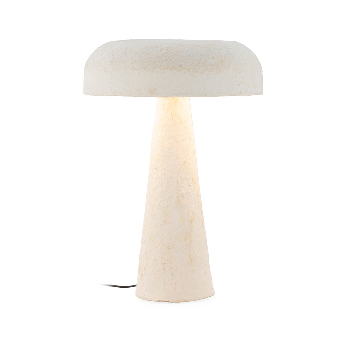 Lámpara sobremesa papel maché