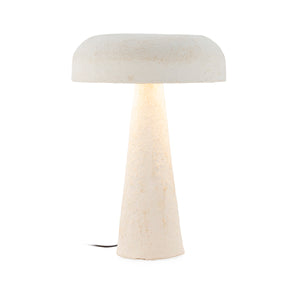 Lámpara sobremesa papel maché