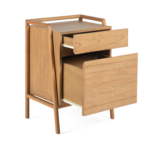 Mesita de noche Marrón Miel