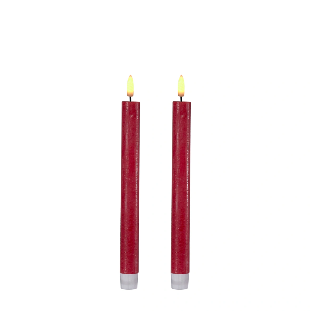 Juego de 2 velas LED