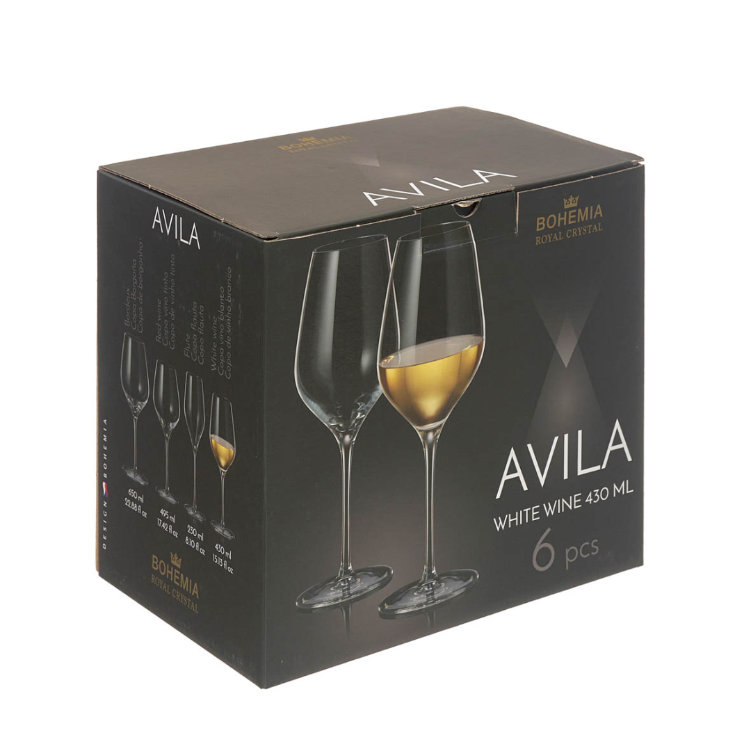 PACK 6 Copas de vino AVILA 430 ml