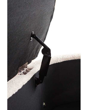 Banqueta-Baúl Boucle Gris