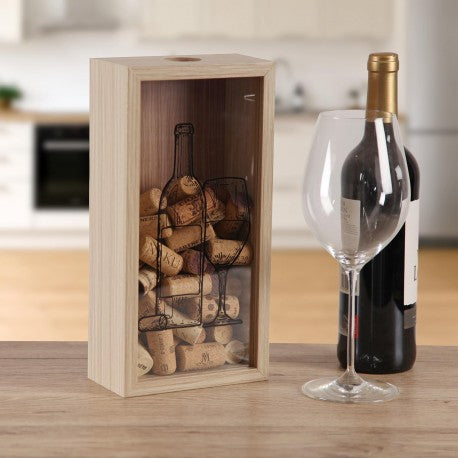 Caja guarda corchos
