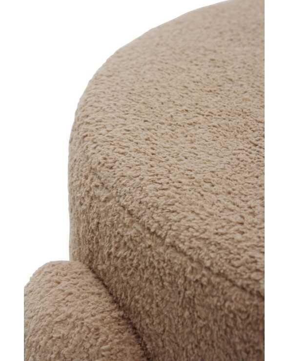 Puf Boucle Beige