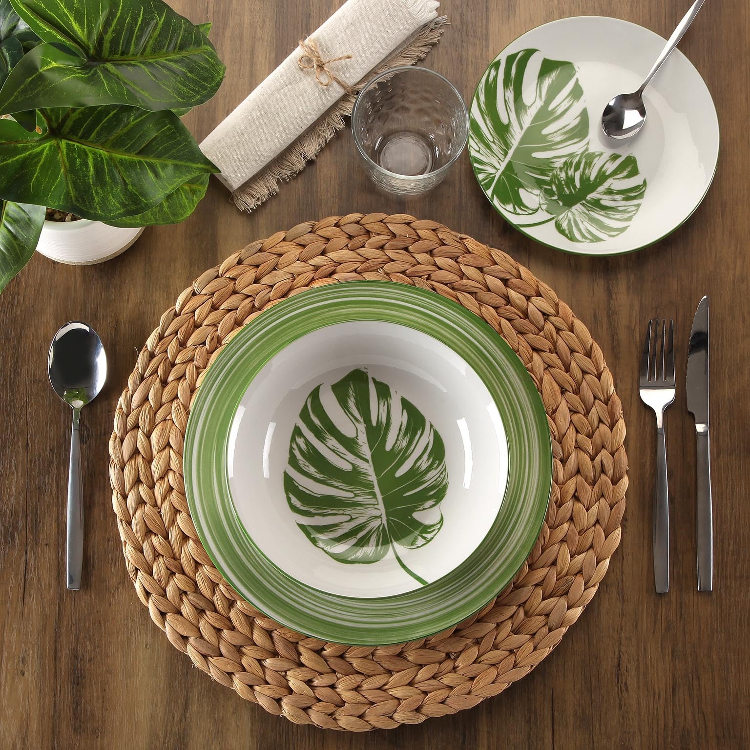 Salvamantel natural redondo