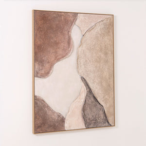 Cuadro al óleo con marco