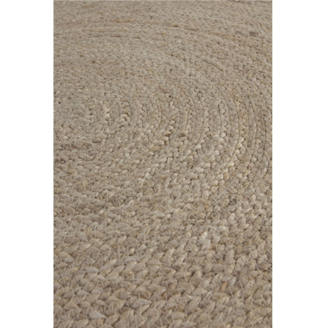 Round jute rug