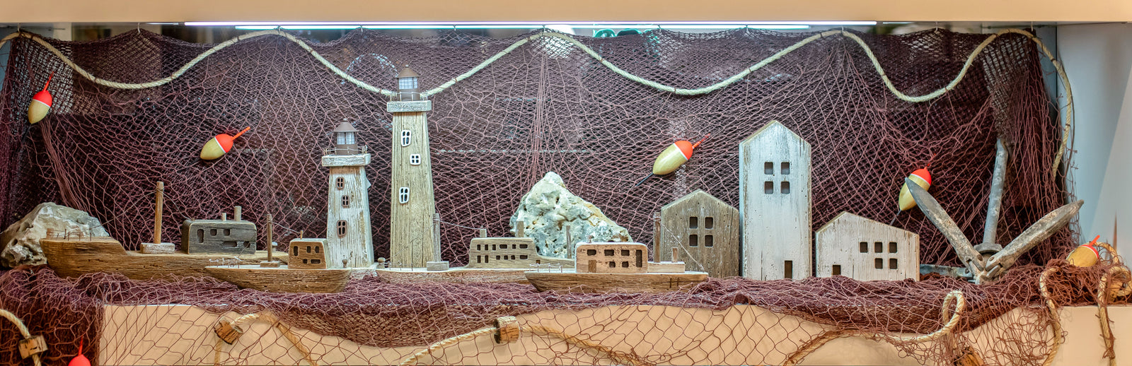 WOODEN HOUSE WITH LIGHT