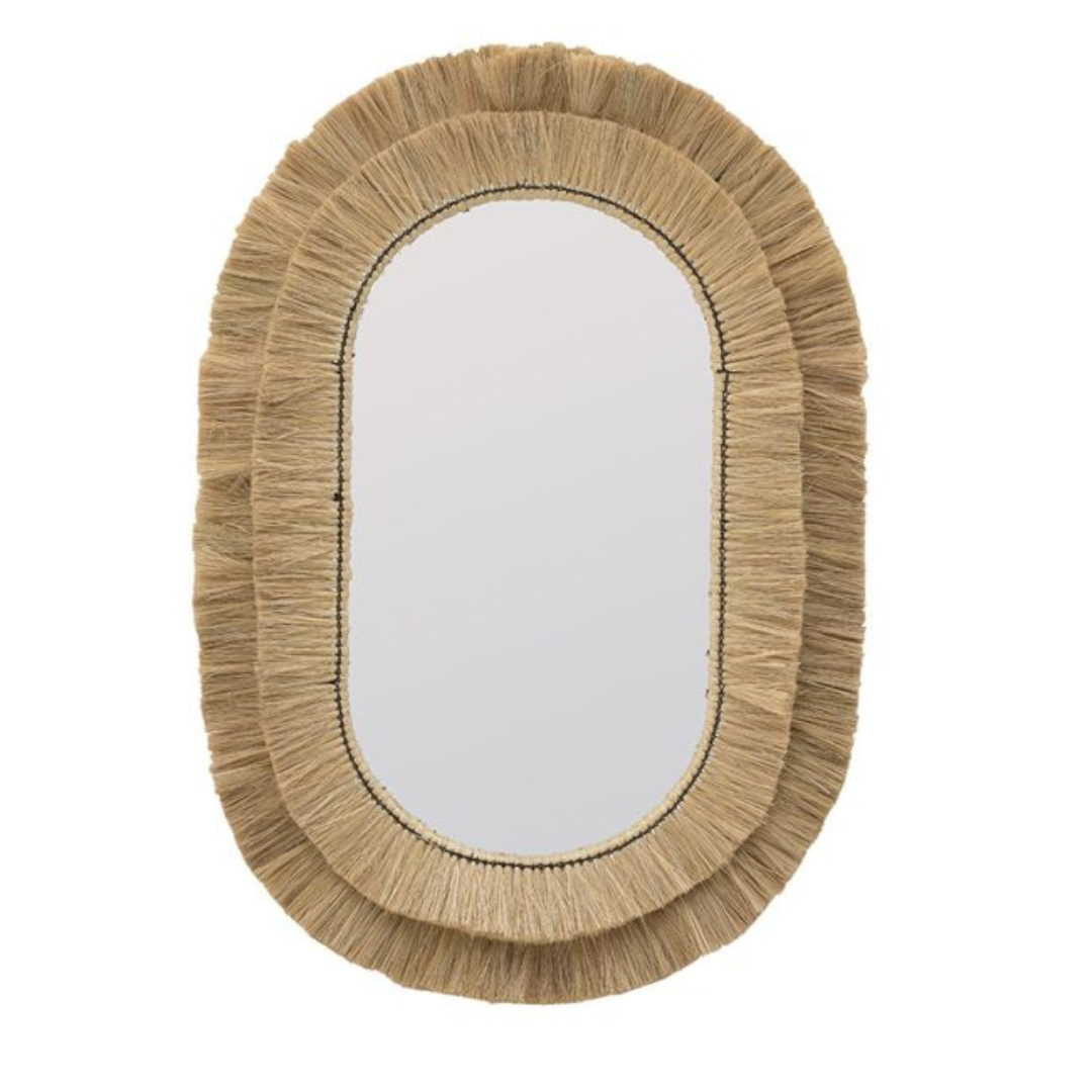 Espejo de pared Bamboo Natural 69X8X100